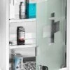 WENKO Medicine Cabinet With Lock, Wall Mounted Bathroom Storage, Hanging Medical Cabinet | BigEasyMart.com