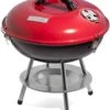 Cuisinart CCG190RB Inch BBQ, 14" X 14" X 15", Portable Charcoal Grill, 14" (Red) | BigEasyMart.com