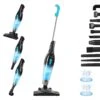 Intercleaner Corded Vacuum Cleaner, 15KPa Powerful Suction With 400W Motor, 12 In 1 Lightweight Bagless Stick Vac | BigEasyMart.com