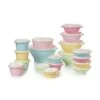 Tupperware Heritage Collection 36 Piece Food Storage Container Set In Vintage Colors- Dishwasher Safe & BPA Free (18 Containers,18 Lids) | BigEasyMart.com