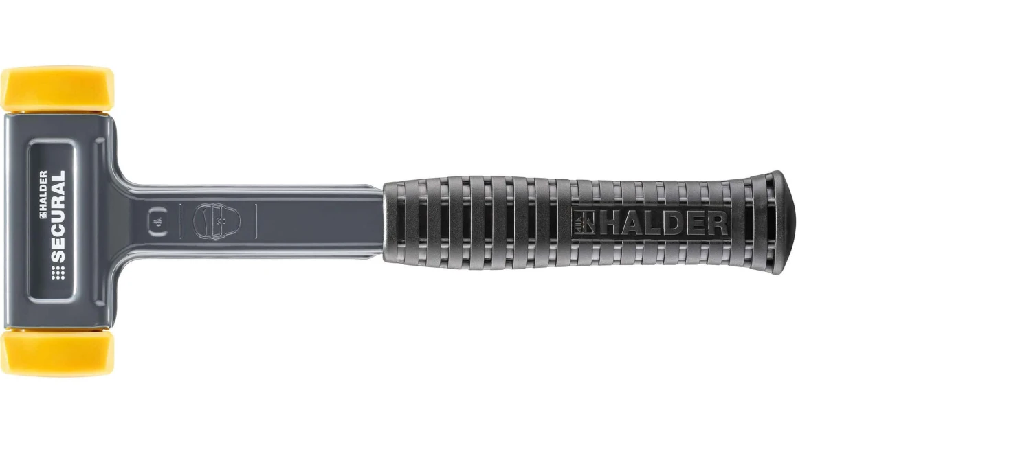 Halder 1.4994-lb Smooth Face Polyurethane Head Steel Dead Blow Hammer | BigEasyMart.com - Image 2