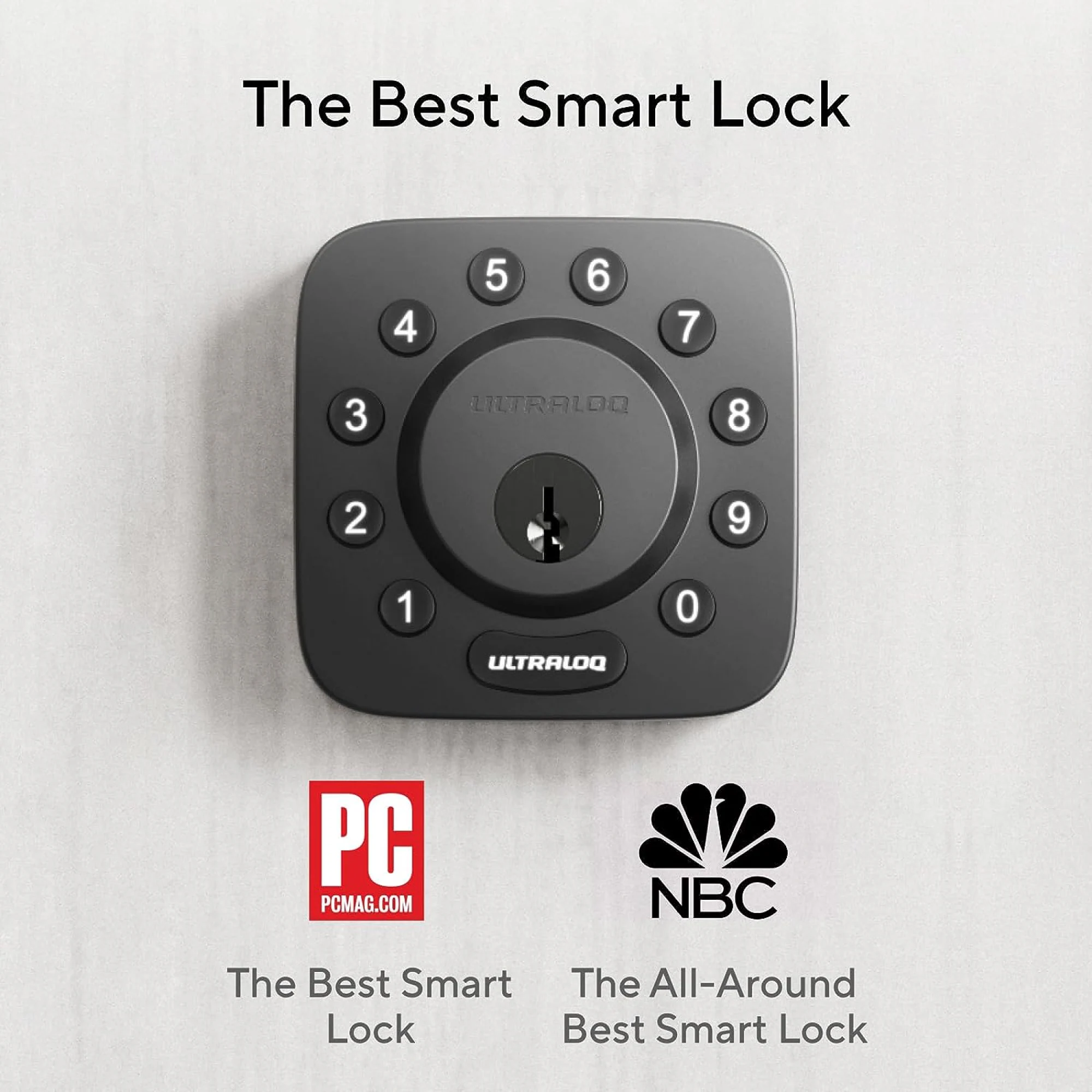 Ultraloq Modern Black Single Cylinder Deadbolt With Anti-Peep Code Pad - Grade 1 Security | BigEasyMart.com - Image 4