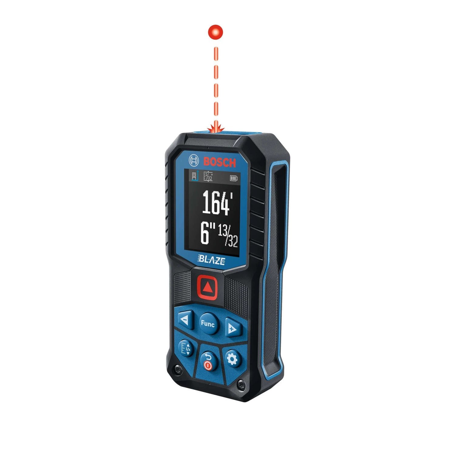 Bosch BLAZE 165-ft Indoor Red Laser Distance Measurer With Backlit Display | BigEasyMart.com