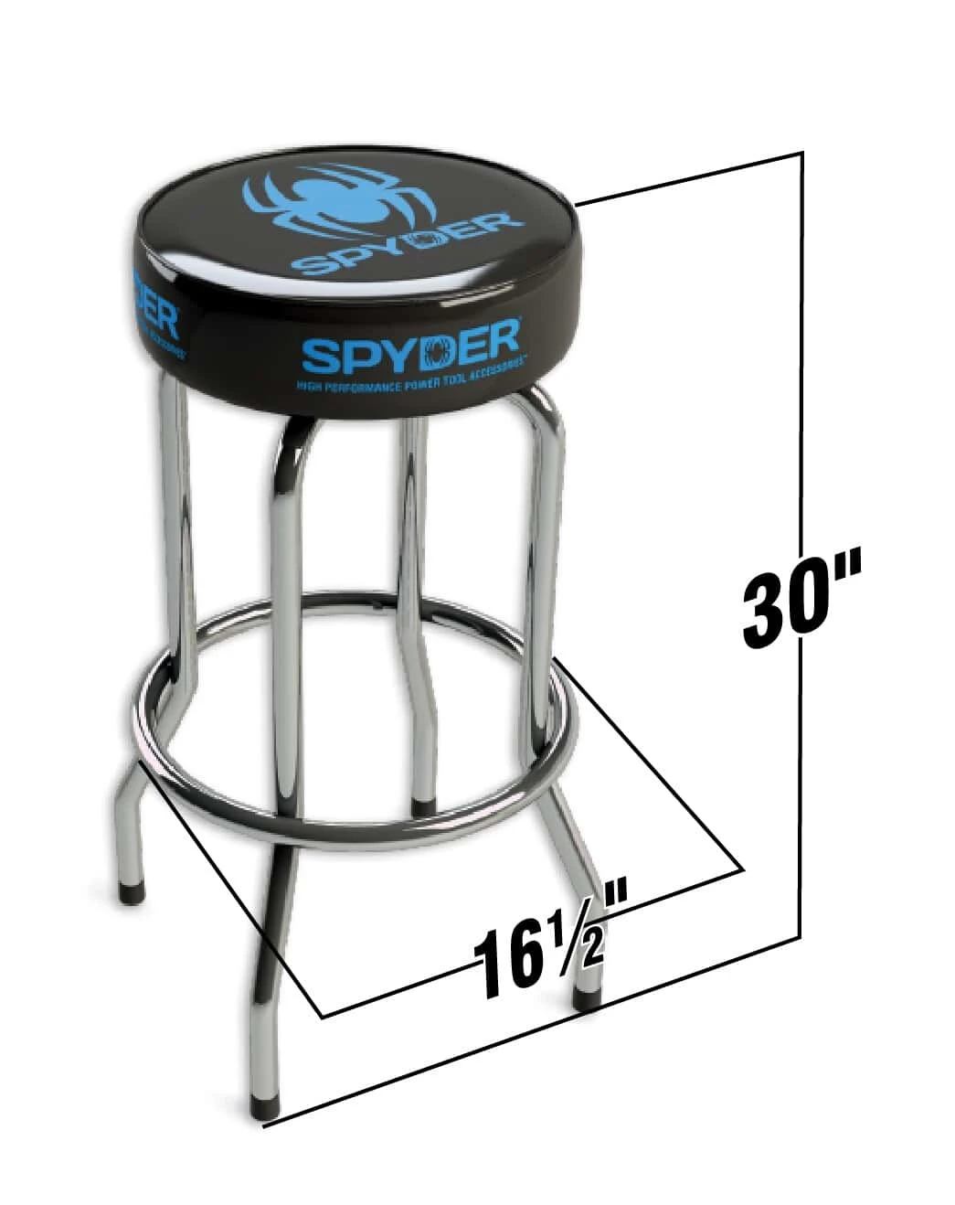 Spyder 30-in X 14-in Work Seat | BigEasyMart.com - Image 3