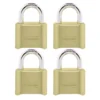 Master Lock Outdoor Resettable Combination Padlock, 2-in Wide X 1-in Shackle (4-Pack) | BigEasyMart.com