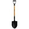 Ashman Heavy Duty Round Point Digging Shovel - 41 Inches Long – Orange Metal Shovel (1 Pack). | BigEasyMart.com