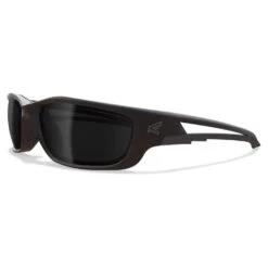 Edge Eyewear Kazbek XL Polarized Safety Glasses Smoke Lens Black Frame 1 Pk | BigEasyMart.com