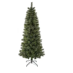 Holiday Time 7' Unlit Artificial Brighton Cashmere Christmas Tree With Tree Stand | BigEasyMart.com