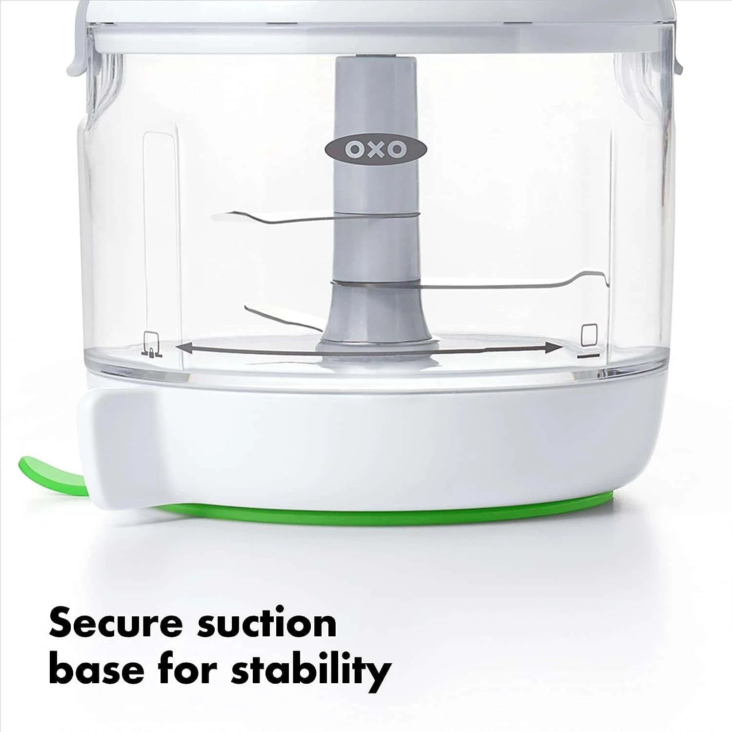 OXO Good Grips One Stop Chop Manual Food Processor, (Stainless Steel, Plastic) | BigEasyMart.com - Image 5