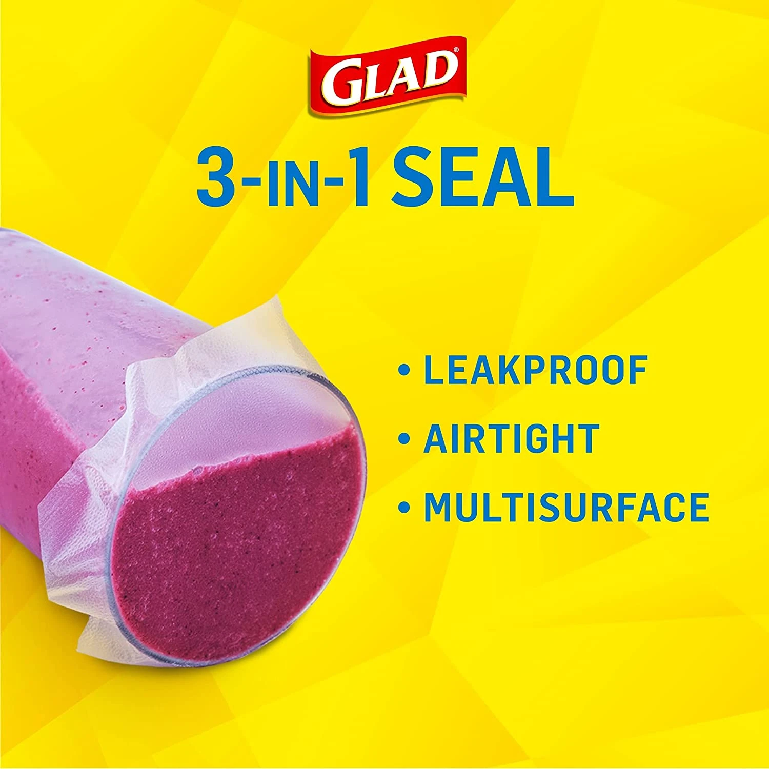 Glad Press'n Seal Plastic Food Wrap - 100 Square Foot Roll (Pack Of 3) | BigEasyMart.com - Image 5