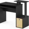 Furinno Econ Multipurpose Home Office Computer Writing Desk, Black/Brown | BigEasyMart.com