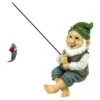Design Toscano QM2806500 Ziggy, The Fishing Gnome Indoor/Outdoor Garden Sitter Statue, Full Color Finish | BigEasyMart.com