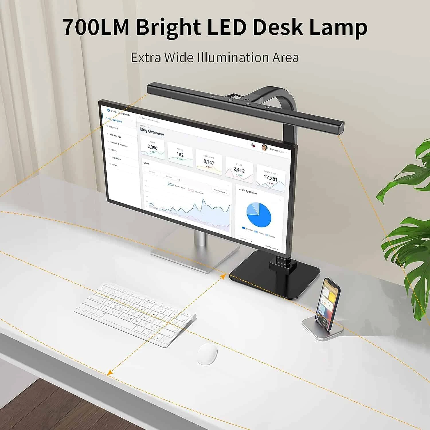 EppieBasic Led Desk Lamp, Architect Desk Lamps For Home Office - Black | BigEasyMart.com - Image 7