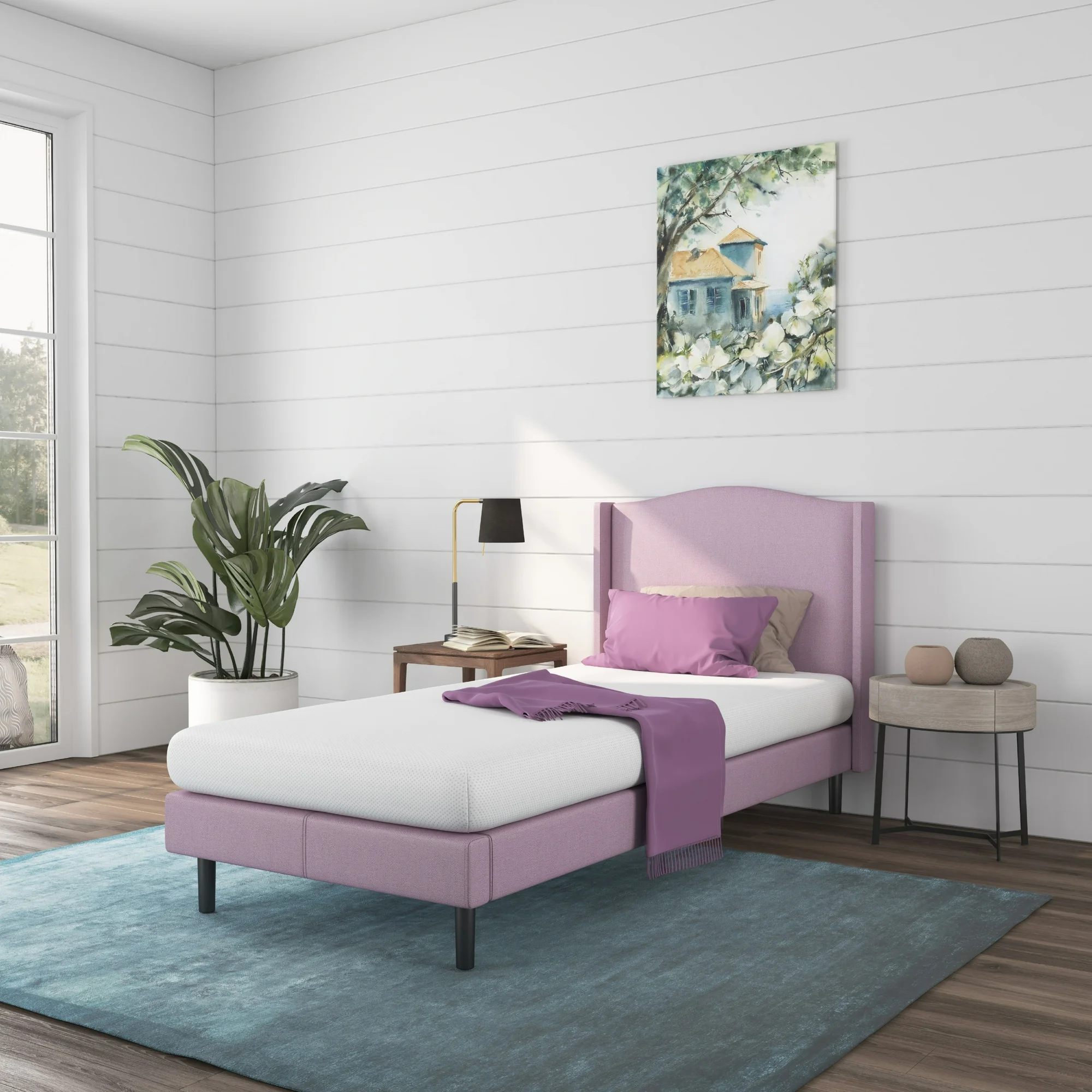 NapQueen Twin Mattress Rainbow 5" Memory Foam Twin Mattress, White, CertiPUR-US Certified, Mattress In A Box | BigEasyMart.com - Image 7