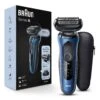 Braun Series 6 6020s Rechargeable Wet Dry Men's Electric Shaver, Blue | BigEasyMart.com