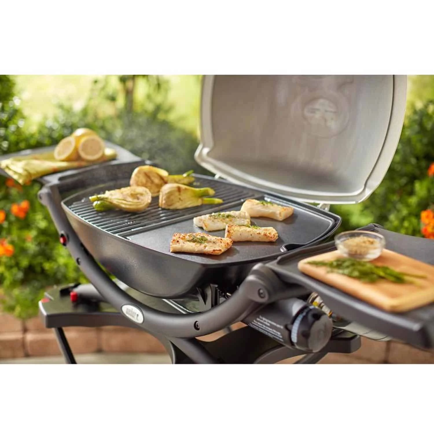 Weber Q 200/2000 Cast Iron/Porcelain Grill Top Griddle 15.3 In. L X 10.8 In. W 1 Pk | BigEasyMart.com - Image 5