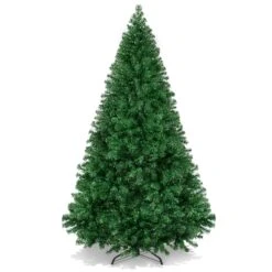 Best Choice Products Artificial Christmas Tree, 6ft Premium Unlit Hinged Design, Base | BigEasyMart.com