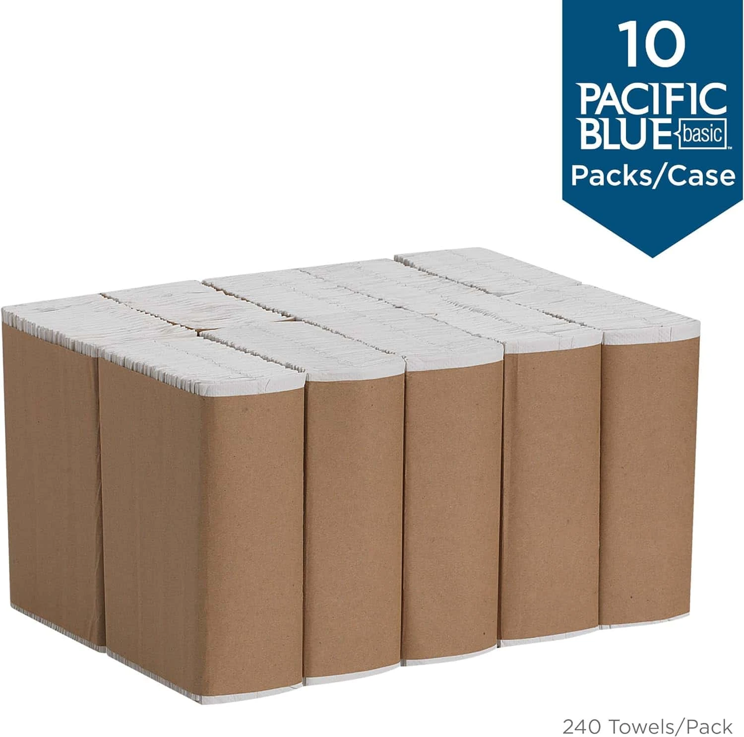 Pacific Blue Basic‚ C-Fold Paper Towels (previously Branded Acclaim) By GP PRO; White | BigEasyMart.com - Image 4