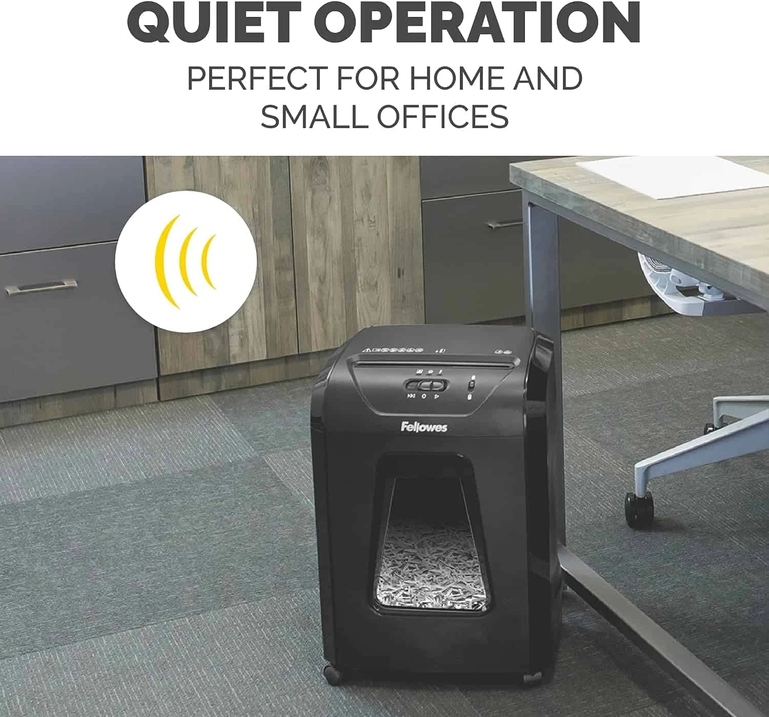 Fellowes Powershred 12C15 12-Sheet Crosscut Paper Shredder For Office And Home With Safety Lock, Black 4014401 | BigEasyMart.com - Image 7