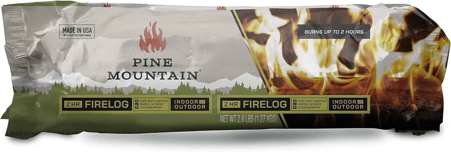 Pine Mountain 6PK 2HR Trad Fire Log, 6 Firelogs, 2-Hour Burn Time, 6 Count | BigEasyMart.com - Image 2