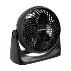 Amazon Basics 3 Speed Small Room Air Circulator Fan, 7-Inch Blade, Black, 6.3"D X 11.1"W X 10.9"H | BigEasyMart.com