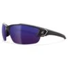 Edge Eyewear Khor G2 Anti-Fog Polarized Safety Glasses Blue Mirror Lens Black Frame 1 Pc | BigEasyMart.com