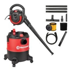 Vacmaster VBVB611PF 1101 6 Gallon 5 Peak HP Wet Dry Shop Vacuum 1-1/4 Inch Hose Powerful Suction With Detachable Blower | BigEasyMart.com