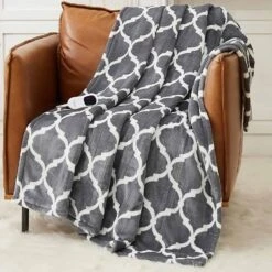 HomeMate Heated Blanket Electric Full Size - 72“x84“ | BigEasyMart.com