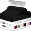 Utopia Home Premium Velvet Hangers 50 Pack - Non-Slip Clothes Hangers | BigEasyMart.com