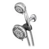 Waterpik PowerPulse Massge Chrome 6 Settings Showerhead Combo 1.8 Gpm | BigEasyMart.com