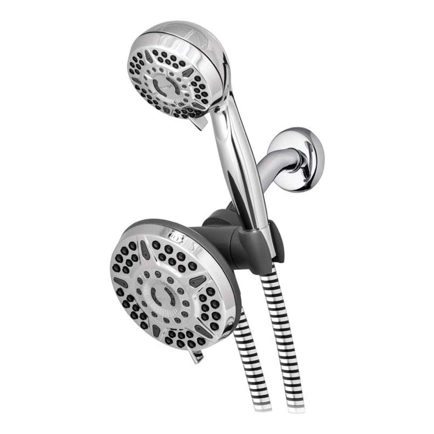 Waterpik PowerPulse Massge Chrome 6 Settings Showerhead Combo 1.8 Gpm | BigEasyMart.com