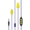 Plugfones Guardian Plus 29 DB Nylon/Silicone/Soft Foam 3.5 MM Jack Earplugs/Earphones W/Mic Yellow 1 | BigEasyMart.com