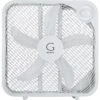 Genesis 20" Box Fan, 3 Settings, Max Cooling Technology, Carry Handle, White (G20BOX-WHT) | BigEasyMart.com