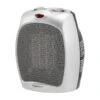 Amazon Basics 1500W Ceramic Personal Heater With Adjustable Thermostat, Silver | BigEasyMart.com
