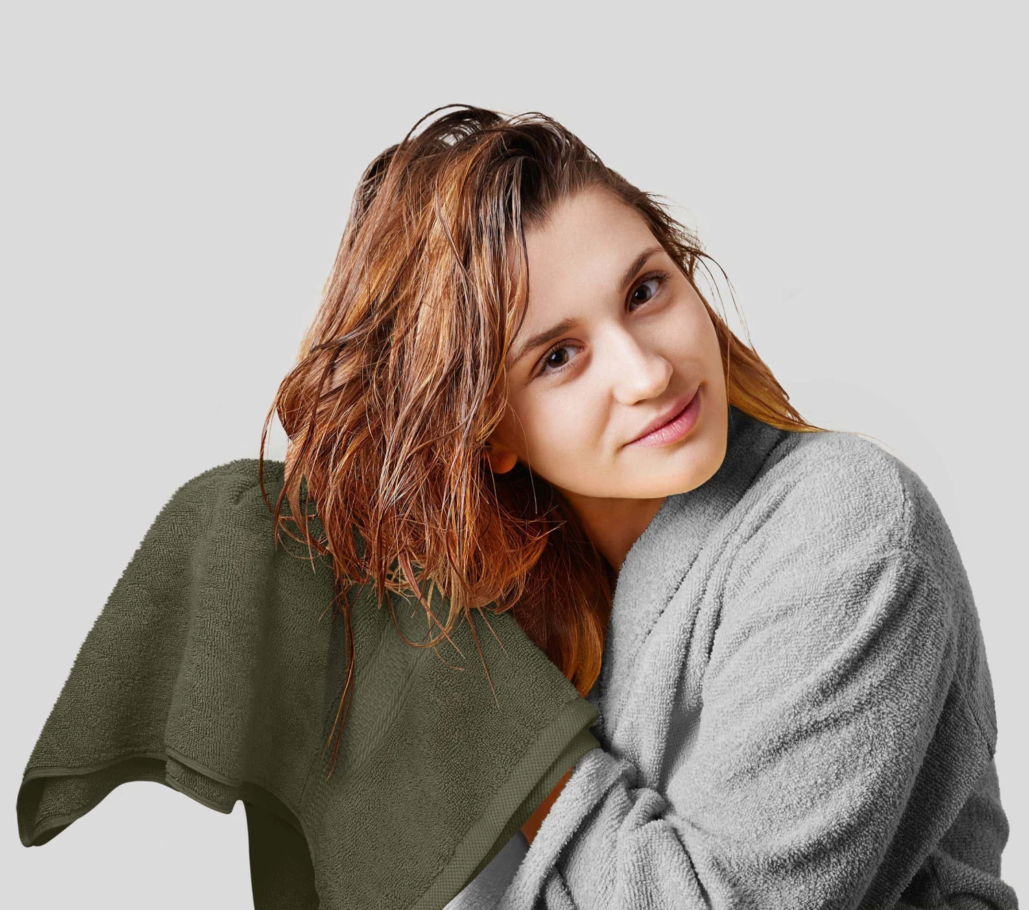 Utopia Towels 8-Piece Premium Towel Set, 2 Bath Towels, 2 Hand Towels, And 4 Wash Clothsm, Dusty Olive | BigEasyMart.com - Image 8