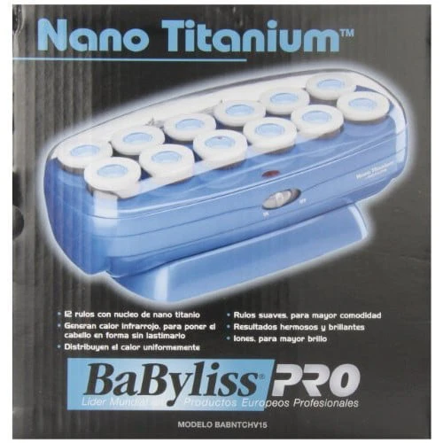 BaBylissPRO Nano Titanium Ceramic Hair Rollers, Blue, 12 | BigEasyMart.com - Image 9