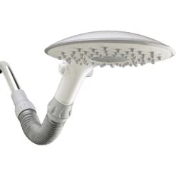 Waterpik RainFall White 2 Settings Showerhead 1.8 Gpm | BigEasyMart.com