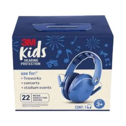 3M 22 DB Kids Ear Muffs Blue 1 Pk | BigEasyMart.com
