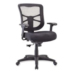 Alera Elusion Series 275 Lb. Mid-Back Mesh Task Office Chair - Black | BigEasyMart.com