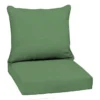 Arden Selections 2-Piece Moss Green Leala Deep Seat Patio Chair Cushion | BigEasyMart.com