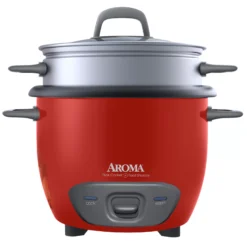 Aroma 14-Cup Pot Style Rice Cooker And Food Steamer Set | BigEasyMart.com