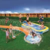 Water Slide - BANZAI Aqua Drench 3-in-1 Splash Park, Multi