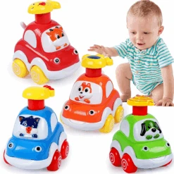 Baby Toy Cars For Educational Toys For 1 Year Old Boy Pull Back. | BigEasyMart.com