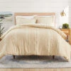 Better Homes & Gardens 3-Piece Cream Waffle Stripe Comforter Set, Full/Queen | BigEasyMart.com
