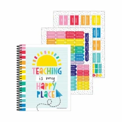 Happy Place Teacher Planner Bundle Of 2 Each | BigEasyMart.com