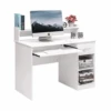 Winado Computer Desk Home Office Workstation Laptop Study Table With Drawer Keyboard Tray, White | BigEasyMart.com