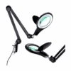Brightech LightView PRO Magnifying Desk Lamp, 2.25x Light Magnifier - Black | BigEasyMart.com