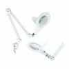 Brightech LightView PRO Magnifying Desk Lamp, 2.25x Light Magnifier - White | BigEasyMart.com