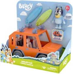 Bluey, 4WD Family Vehicle, With 1 Figure And 2 Surfboards | BigEasyMart.com