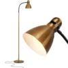 Brightech 63-in Antique Brass Arc Floor Lamp | BigEasyMart.com